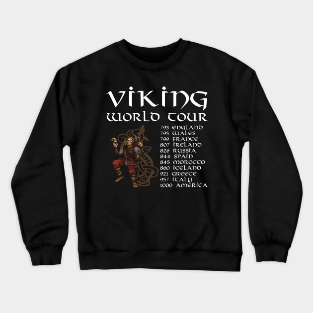 Viking World Tour Crewneck Sweatshirt by Styr Designs